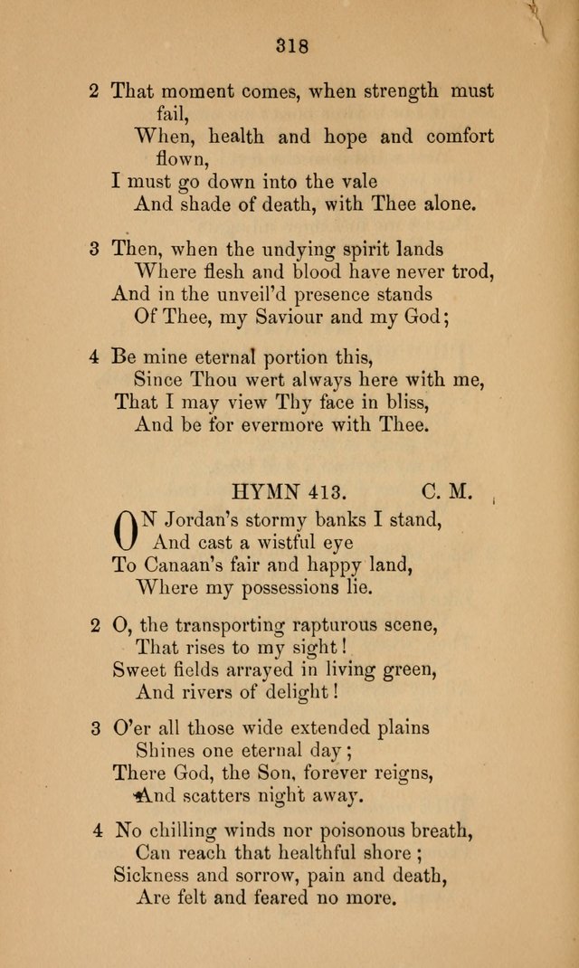 A Collection of Hymns page 318