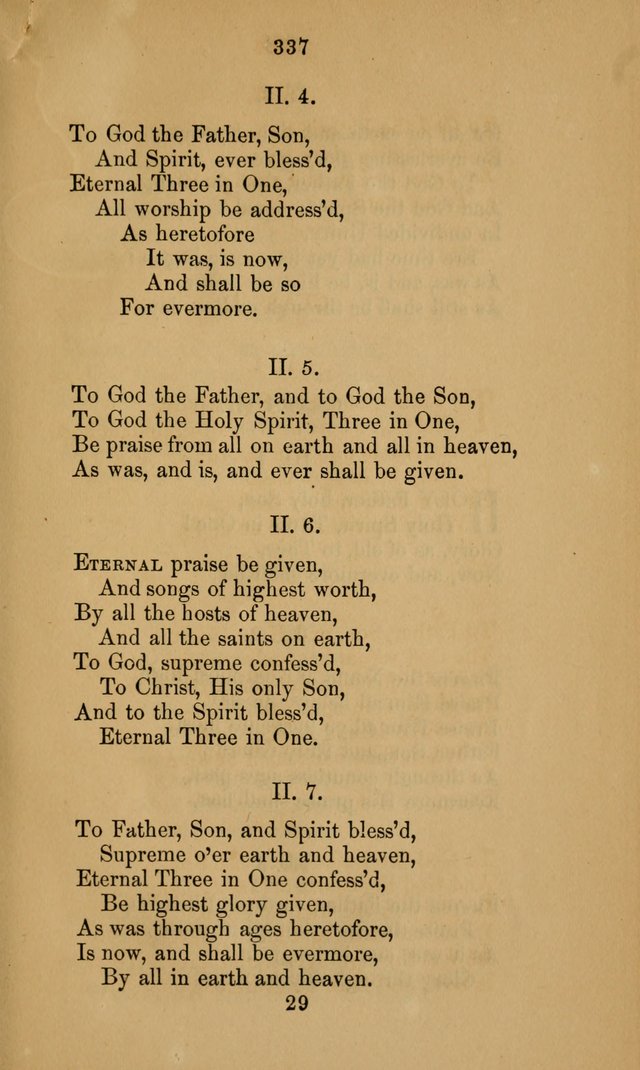 A Collection of Hymns page 337