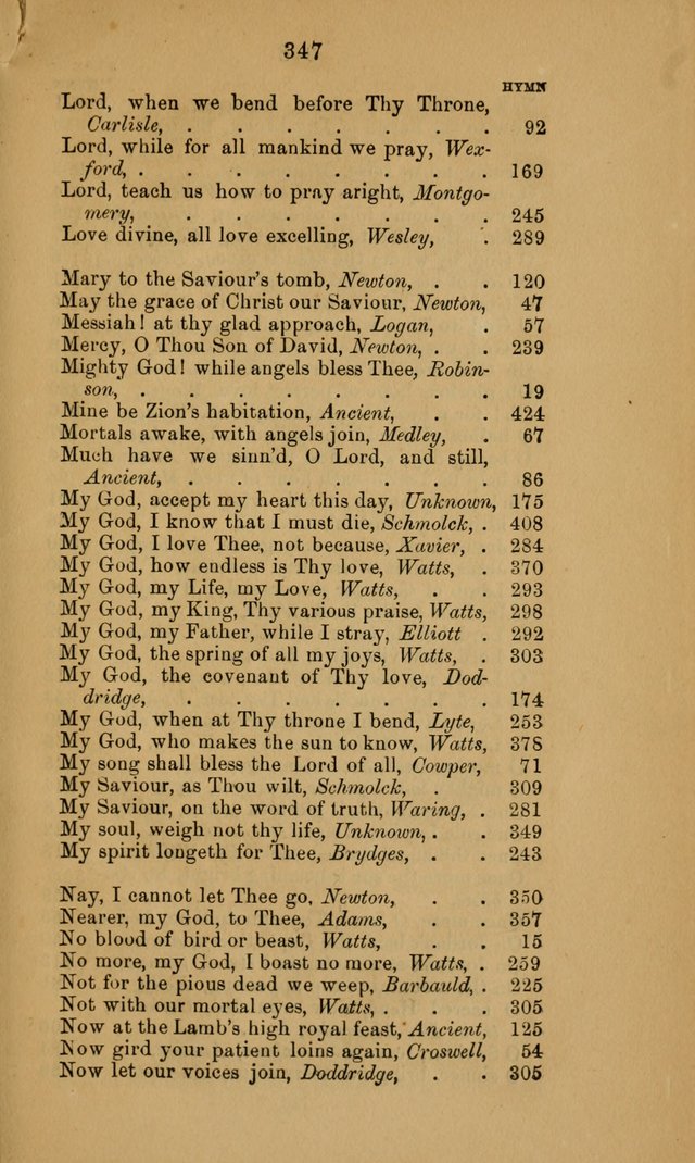 A Collection of Hymns page 347