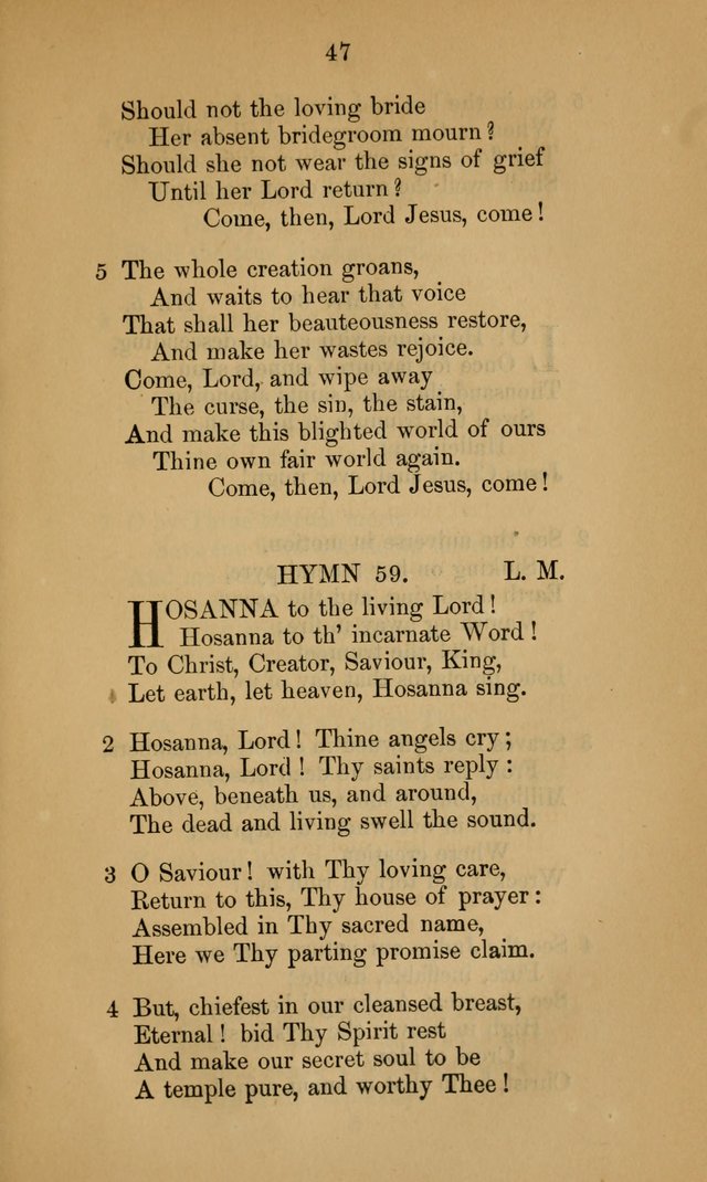 A Collection of Hymns page 47