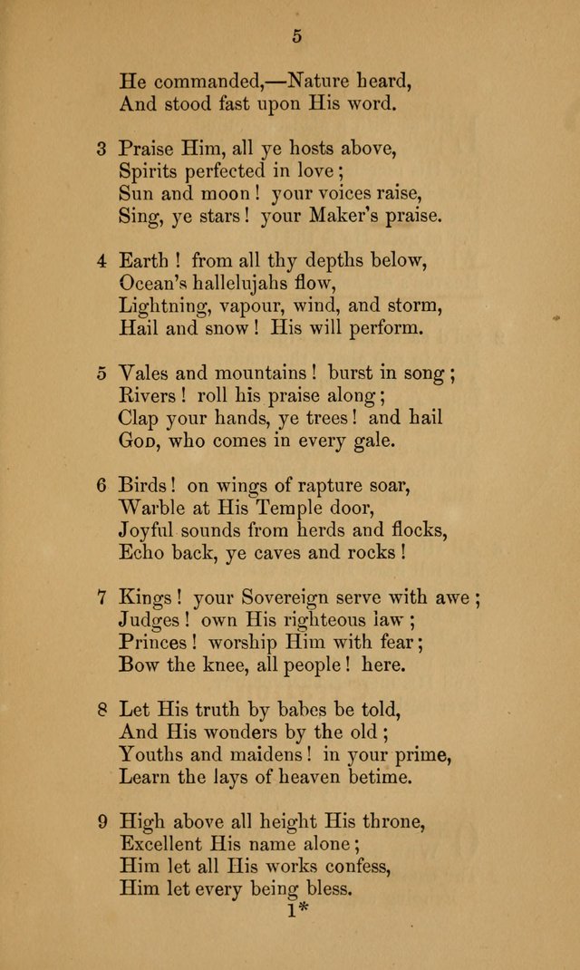 A Collection of Hymns page 5