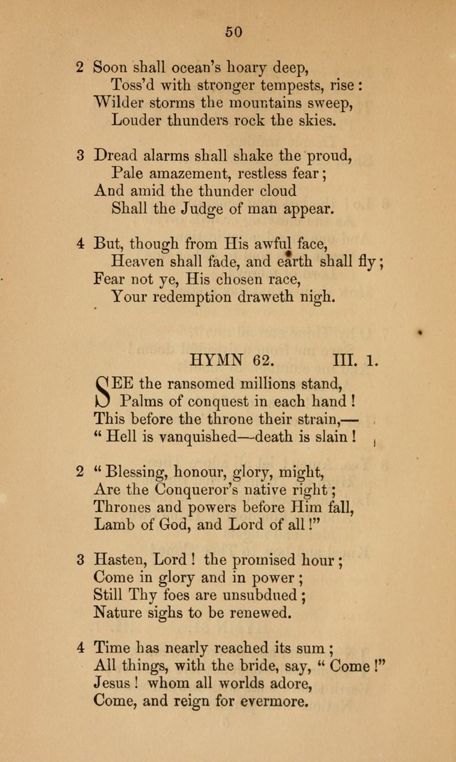 A Collection of Hymns page 50