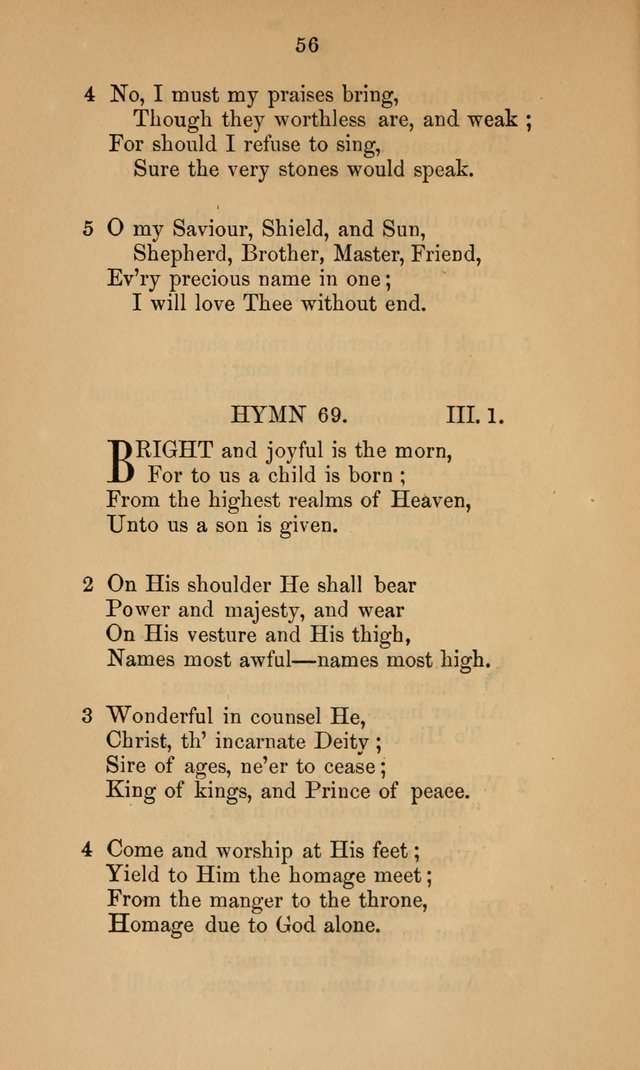 A Collection of Hymns page 56