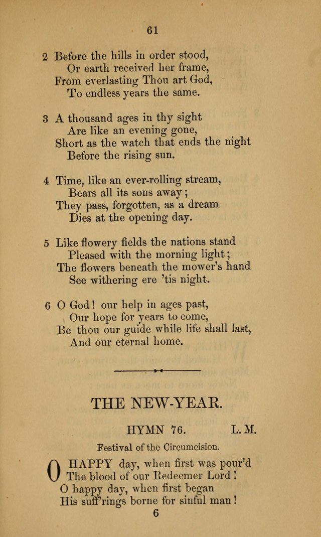 A Collection of Hymns page 61