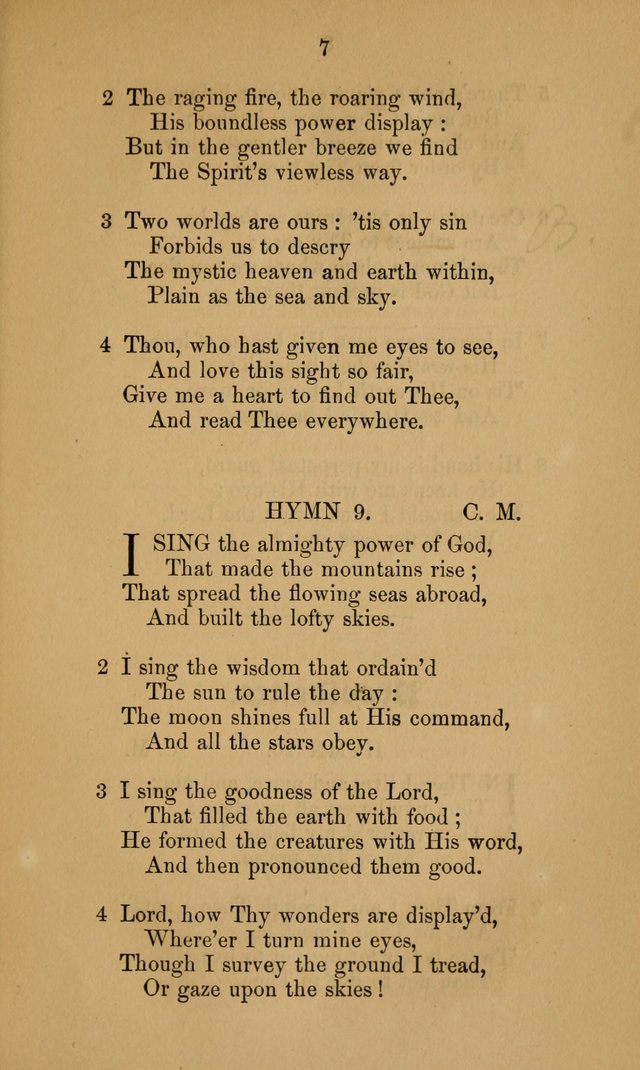 A Collection of Hymns page 7