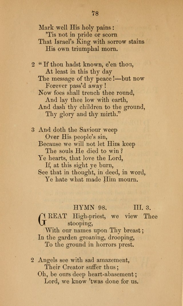 A Collection of Hymns page 78