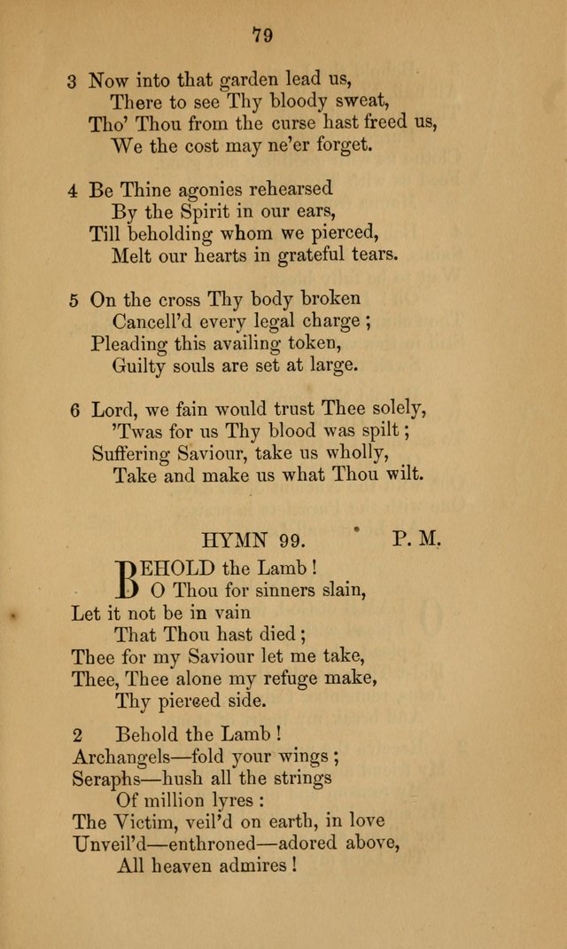 A Collection of Hymns page 79