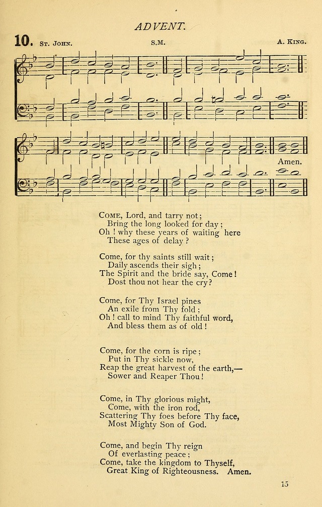 Church Hymnal page 15