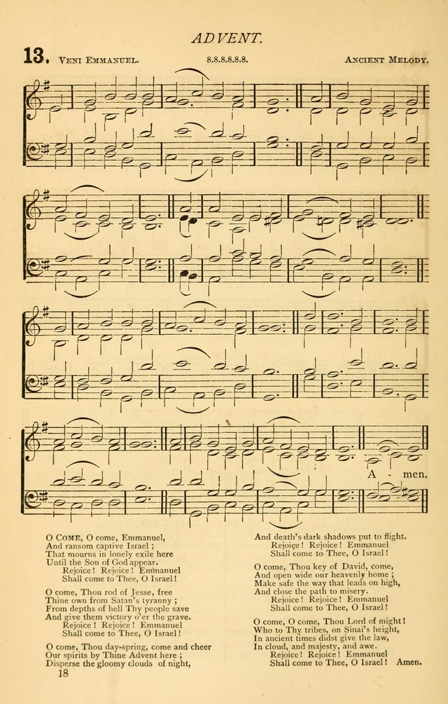 Church Hymnal page 18