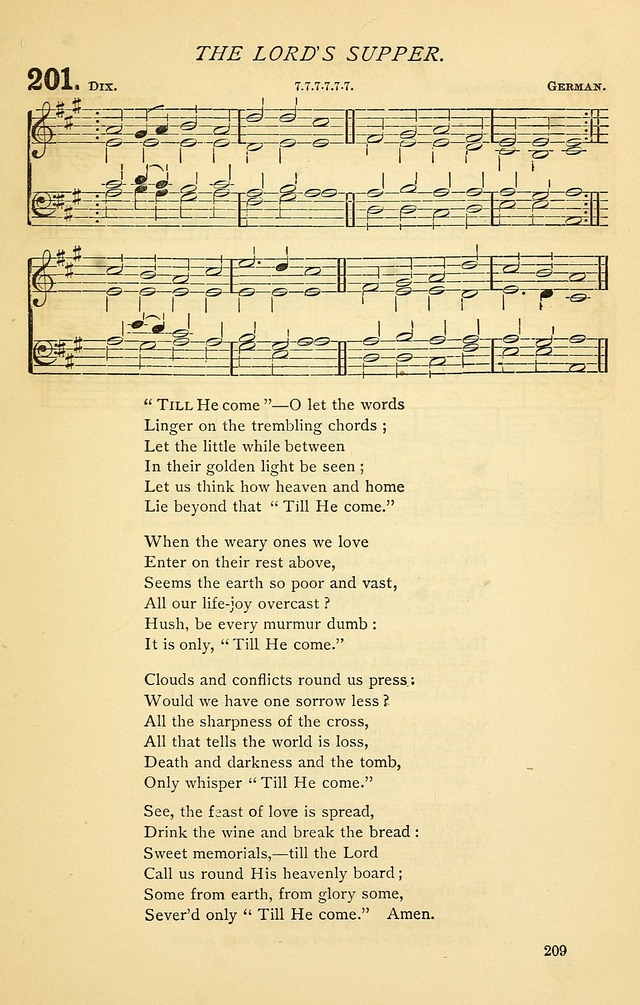 Church Hymnal page 209