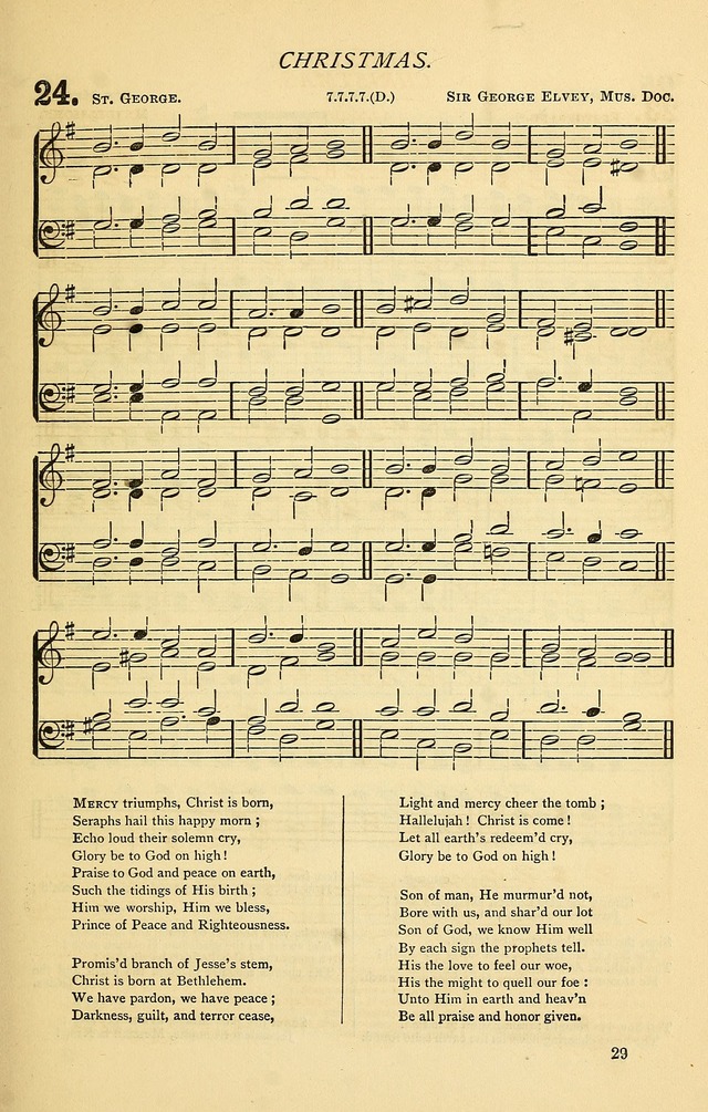 Church Hymnal page 29