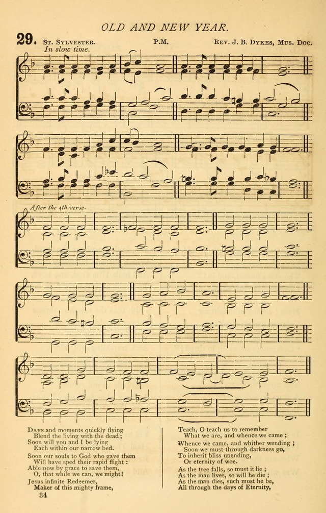 Church Hymnal page 34