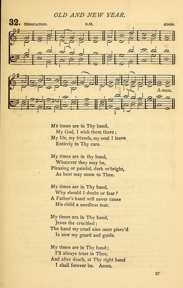 Church Hymnal page 37