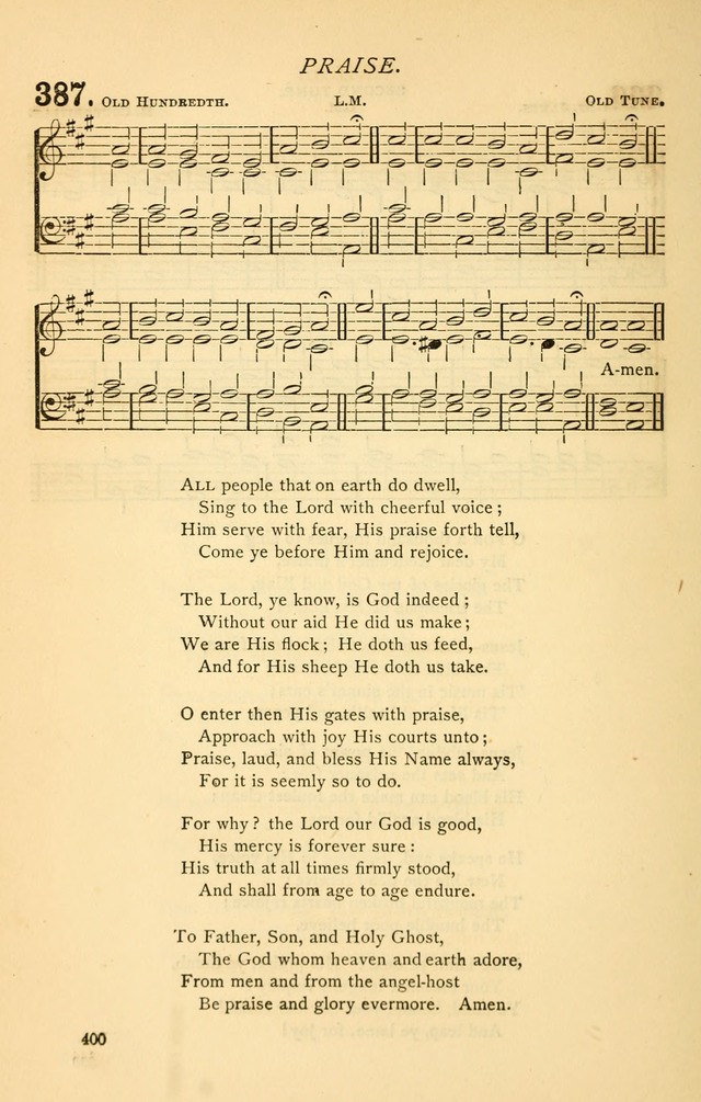 Church Hymnal page 400