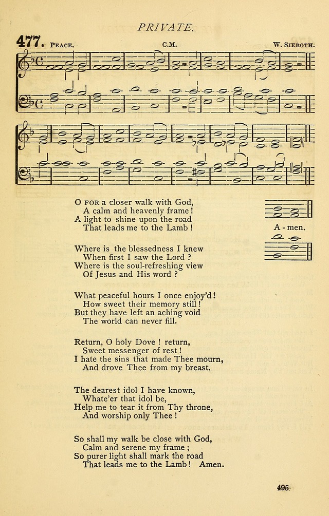 Church Hymnal page 495