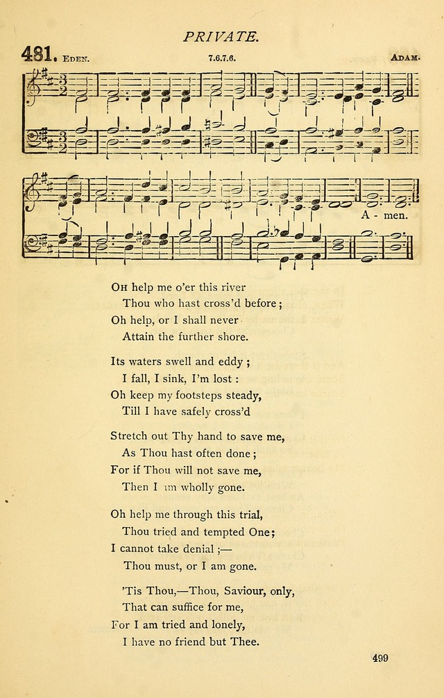 Church Hymnal page 499