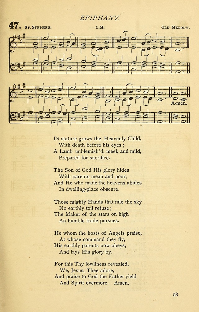 Church Hymnal page 53