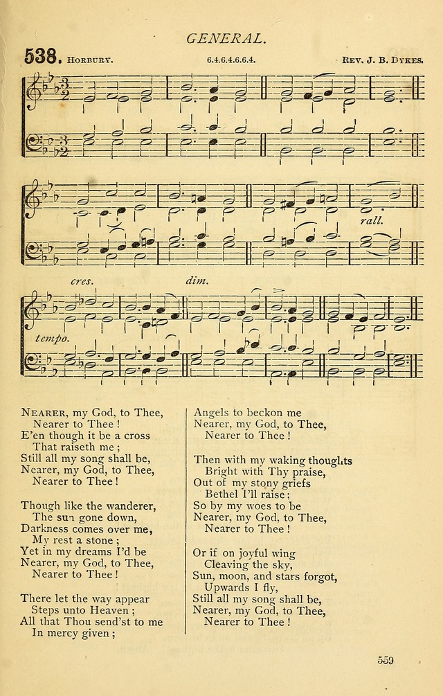 Church Hymnal page 559