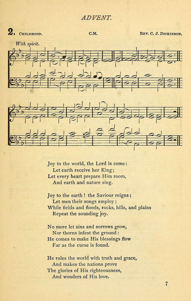 Church Hymnal page 7