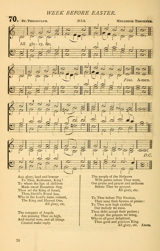 Church Hymnal page 76