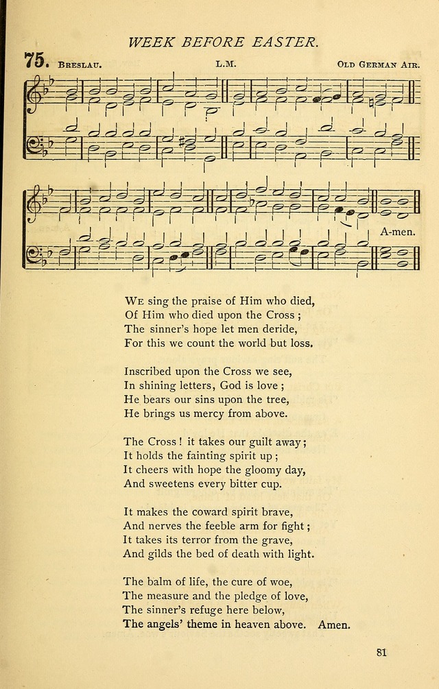 Church Hymnal page 81