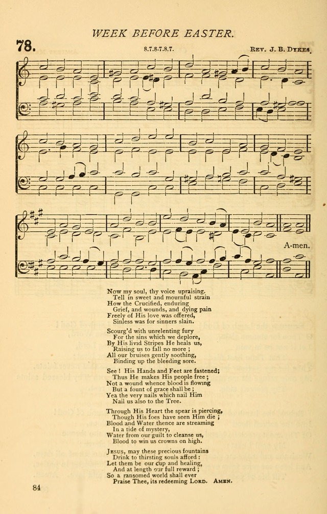 Church Hymnal page 84