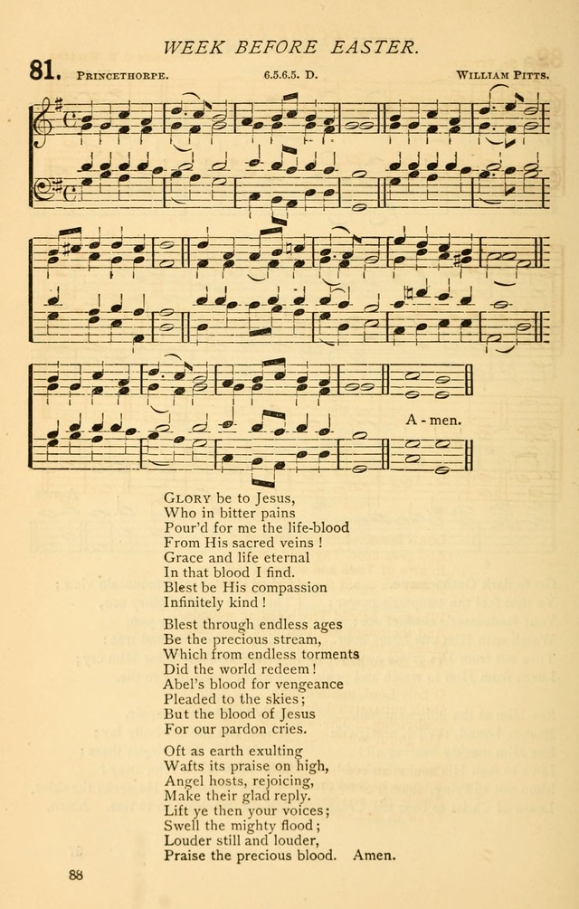 Church Hymnal page 88