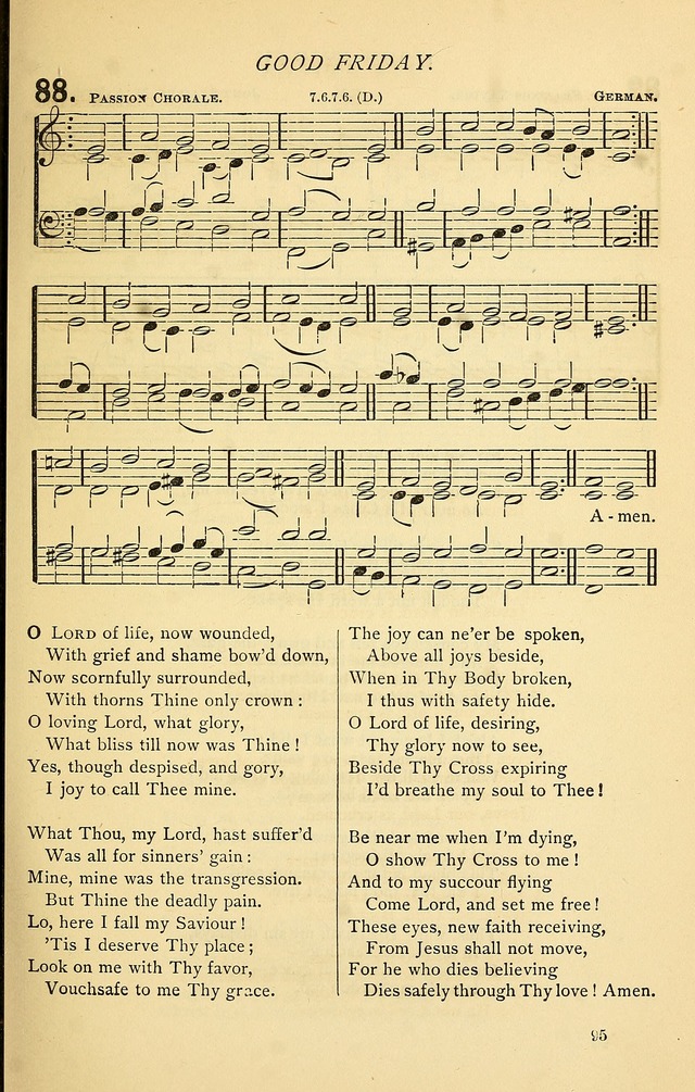 Church Hymnal page 95