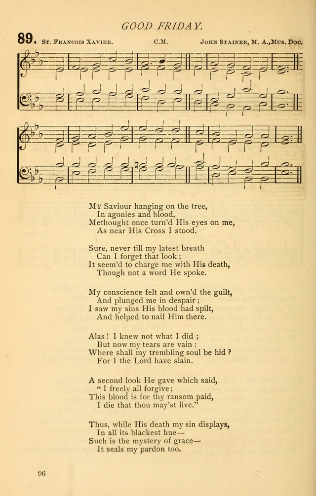 Church Hymnal page 96