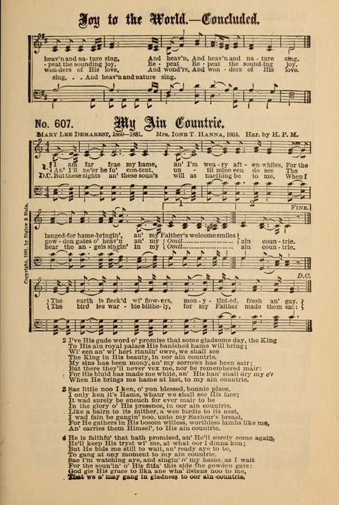 The Coronation Hymnal: a selection of hymns and songs page 884