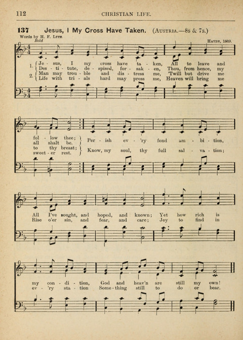 The Canadian Hymnal: a collection of hymns and music for Sunday schools, Epworth leagues, prayer and praise meetings, family circles, etc. (Revised and enlarged) page 112