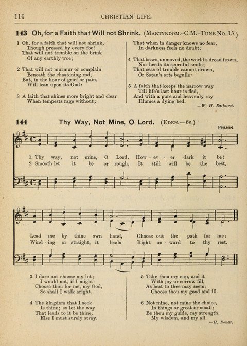 The Canadian Hymnal: a collection of hymns and music for Sunday schools, Epworth leagues, prayer and praise meetings, family circles, etc. (Revised and enlarged) page 116