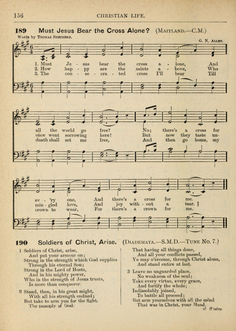 The Canadian Hymnal: a collection of hymns and music for Sunday schools, Epworth leagues, prayer and praise meetings, family circles, etc. (Revised and enlarged) page 156