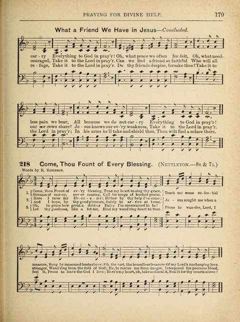 The Canadian Hymnal: a collection of hymns and music for Sunday schools, Epworth leagues, prayer and praise meetings, family circles, etc. (Revised and enlarged) page 179