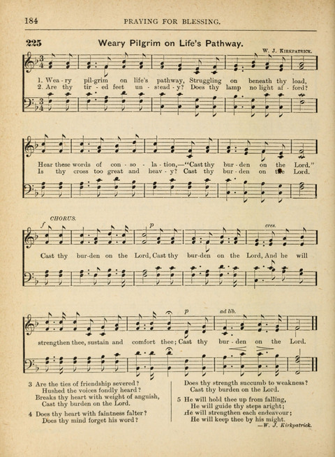 The Canadian Hymnal: a collection of hymns and music for Sunday schools, Epworth leagues, prayer and praise meetings, family circles, etc. (Revised and enlarged) page 184