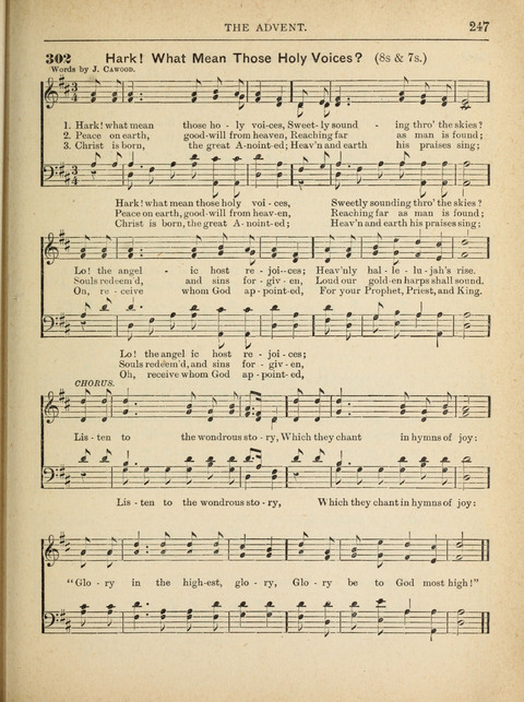 The Canadian Hymnal: a collection of hymns and music for Sunday schools, Epworth leagues, prayer and praise meetings, family circles, etc. (Revised and enlarged) page 247