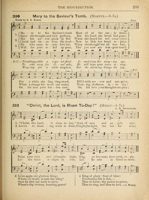 The Canadian Hymnal: a collection of hymns and music for Sunday schools, Epworth leagues, prayer and praise meetings, family circles, etc. (Revised and enlarged) page 253