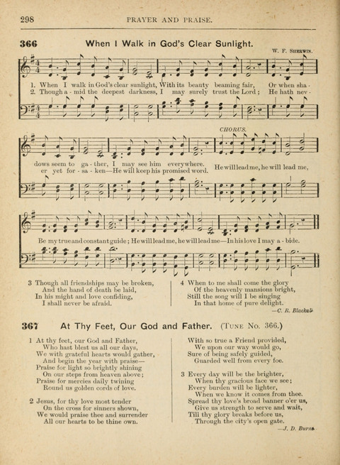 The Canadian Hymnal: a collection of hymns and music for Sunday schools, Epworth leagues, prayer and praise meetings, family circles, etc. (Revised and enlarged) page 298