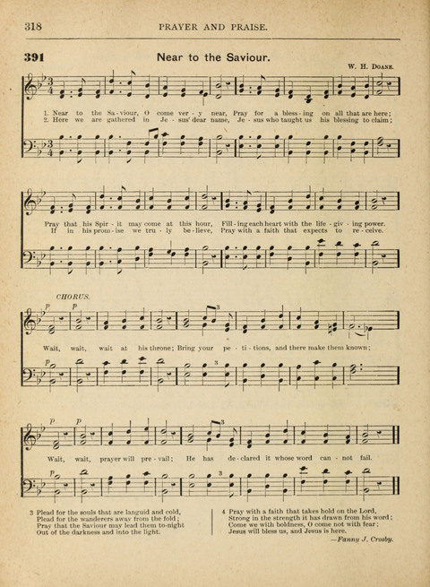 The Canadian Hymnal: a collection of hymns and music for Sunday schools, Epworth leagues, prayer and praise meetings, family circles, etc. (Revised and enlarged) page 318