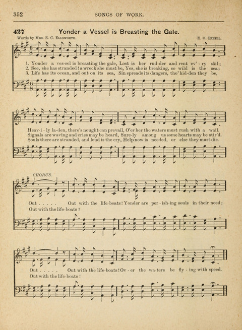 The Canadian Hymnal: a collection of hymns and music for Sunday schools, Epworth leagues, prayer and praise meetings, family circles, etc. (Revised and enlarged) page 352