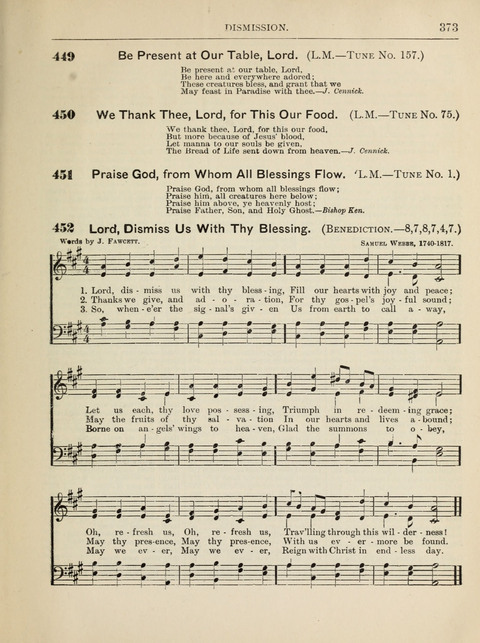 The Canadian Hymnal: a collection of hymns and music for Sunday schools, Epworth leagues, prayer and praise meetings, family circles, etc. (Revised and enlarged) page 373