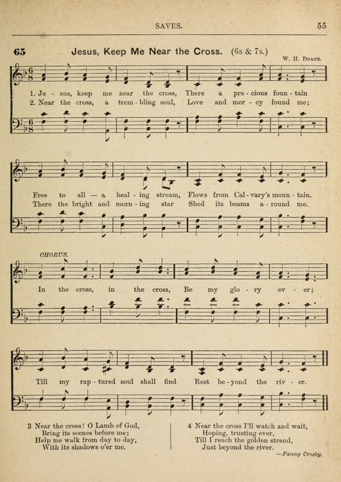 The Canadian Hymnal: a collection of hymns and music for Sunday schools, Epworth leagues, prayer and praise meetings, family circles, etc. (Revised and enlarged) page 55