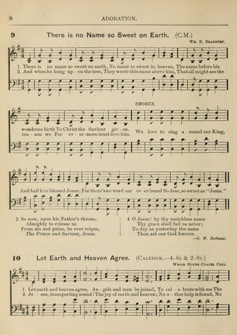 The Canadian Hymnal: a collection of hymns and music for Sunday schools, Epworth leagues, prayer and praise meetings, family circles, etc. (Revised and enlarged) page 8