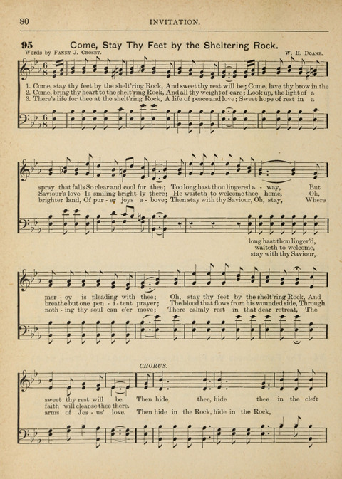 The Canadian Hymnal: a collection of hymns and music for Sunday schools, Epworth leagues, prayer and praise meetings, family circles, etc. (Revised and enlarged) page 80