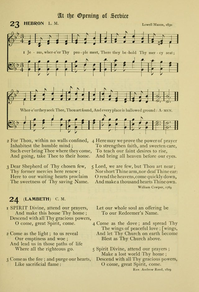 The Chapel Hymnal page 20