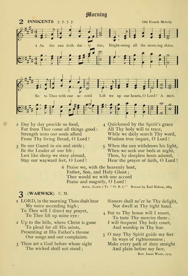 The Chapel Hymnal page 3