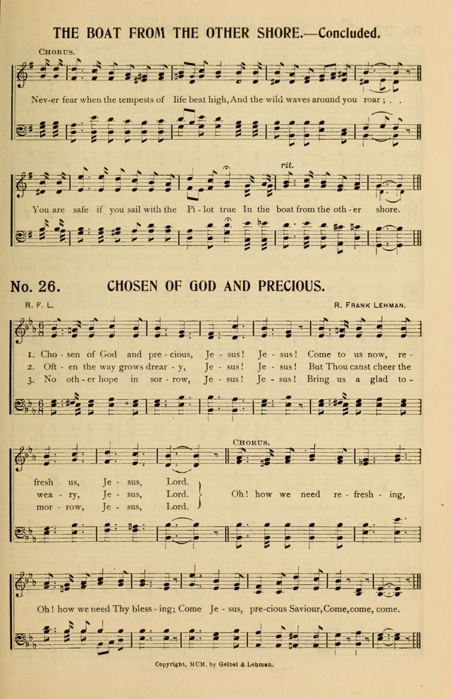 Consecrated Hymns page 25