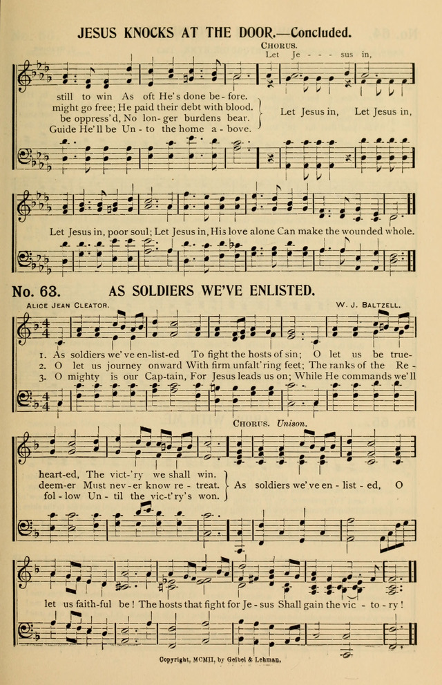 Consecrated Hymns page 57