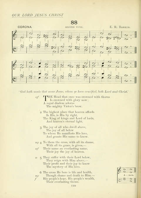 The Church Hymnary page 110