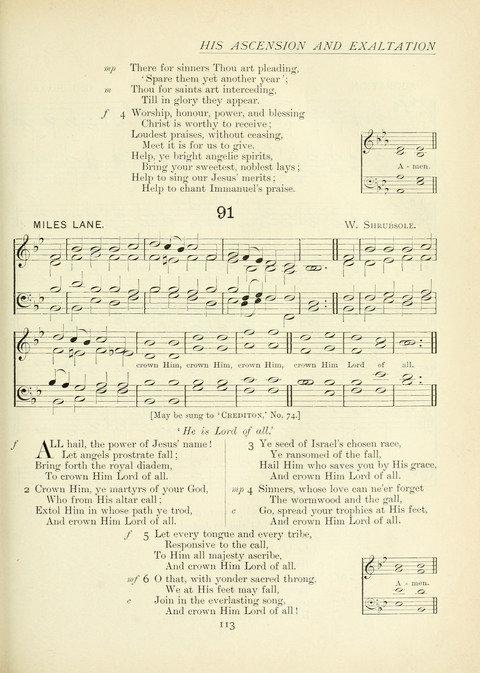 The Church Hymnary page 113